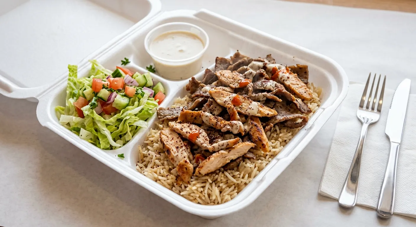 Shawarma Plate at Calgary Shawarma, Edmonton Trail NE